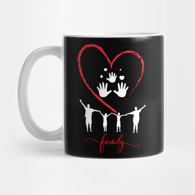 Love Family T-Shirt by SklepLiska